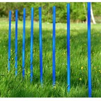 PfotenWunder® 10x Agility-Slalom-Stangen, Hunde Agility-Ergänzungsset, Agility Set Hunde Groß, Parcours, Hundesport von PfotenWunder®