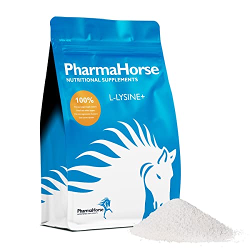 PharmaHorse L-Lysin+ | Immunsystem | Abwehrzellen | Müdigkeit | 100% Dopingfrei | 1000 Gramm von PharmaHorse