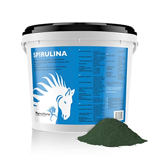 PharmaHorse Spirulina | Getrocknete Algen | 100% Dopingfrei | Ohne Zuckerzusatz | 3000 Gramm von PharmaHorse