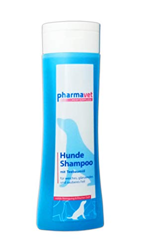Pharmavet HUNDESHAMPOO 300ml mit Teebaumöl Hunde Shampoo Fellpflege Pflege Fell Spülung 18 von Pharmavet