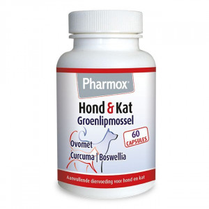 Pharmox HK Grünlippmuschel für Hund und Katze 2 x 60 Tabletten von Pharmox