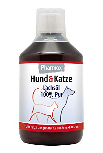 Pharmox Hund & Katze Lachsöl (425 ML) - Lachsöl für Hunde von Pharmox