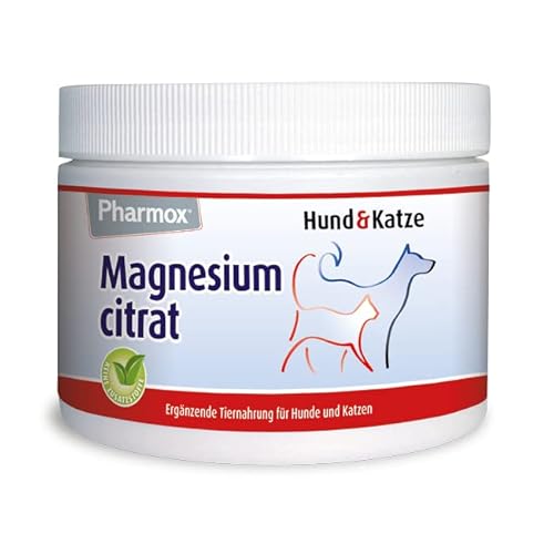 Pharmox Magnesiumcitrat für Hund & Katze 250 Gramm - hochdosiert - Magnesium - Pulver von Pharmox