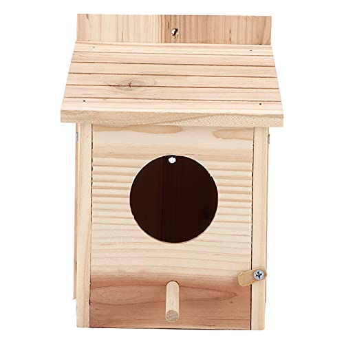 Phefop Vogelhaus aus Holz, Vogelkäfigherstellung, Dekoration, DIY-Design, Kreatives Hängendes Vogelhaus für Kleine Vögel von Phefop