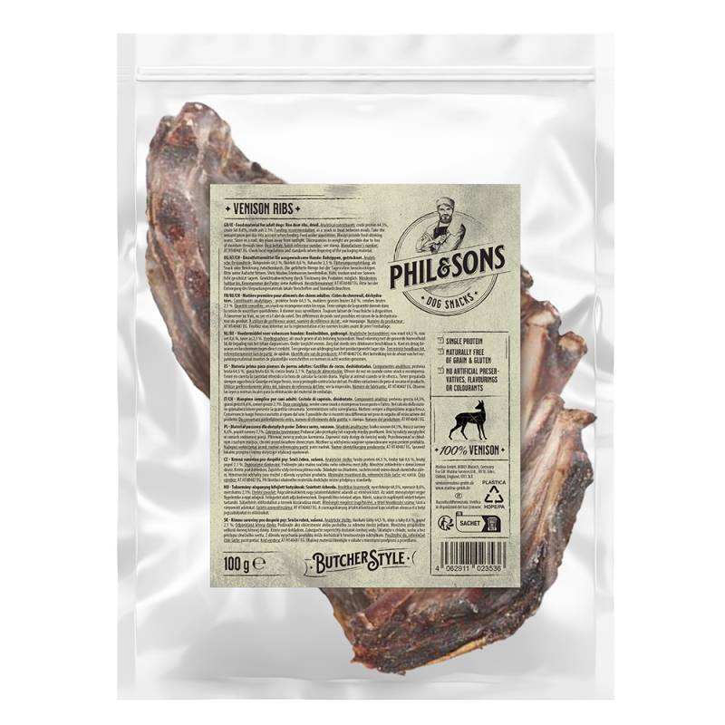 Phil & Sons Rehrippen - Sparpaket: 3 x 100 g von Phil & Sons