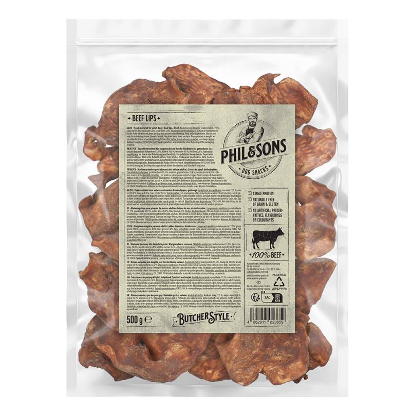 Phil & Sons Rinderlefzen - 500 g von Phil & Sons