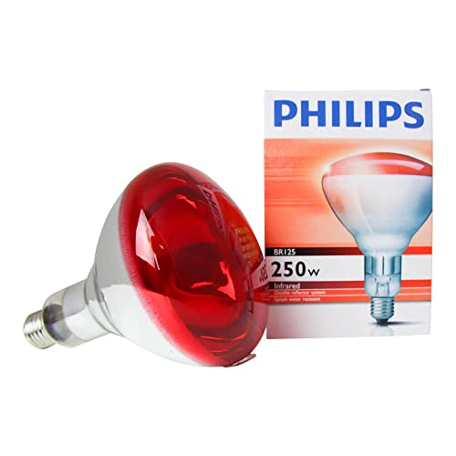 Philips IR 250R R125 E27 Infrarotlampe Wärmelampe 250 Watt von Philips