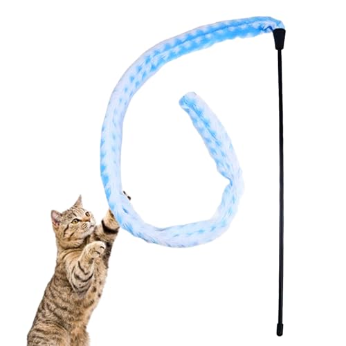 Katzenspielzeug für Hauskatzen, Katzenspielzeug, Lustiges Katzenspielzeug, Interaktives Katzenspielzeug, Katzenspielzeug mit Glocke, Katzenschnurspielzeug für Kätzchen, Katzenspielzeug für den Innenbe von PhnkjGh