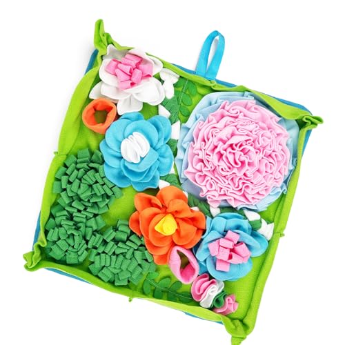 Piceioep Schnüffelteppich, waschbar, interaktives Futtermatte, Spielzeug, reißfest, Geruchstraining, Decke, 50 x 50 cm Piceioep Schnüffelteppich, waschbar, interaktives Futtermatte, Spielzeug, reißfest, Geruchstraining, Decke, 50 x 50 cm von Piceioep