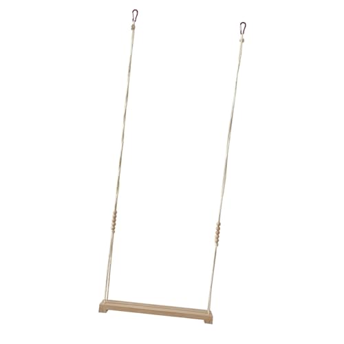 Vogelschaukel aus Holz für Papageien, Sitzstangen, Übungsspielzeug, Käfig, verstellbare Länge, Schaukel für Huhn, Komfort und Vogelschaukel aus Holz für Papageien, Sitzstangen, Übungsspielzeug, Käfig, verstellbare Länge, Schaukel für Huhn, Komfort und von Piceioep