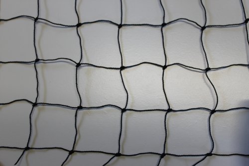 Pieloba Katzennetz Katzenschutznetz Balkonnetz - schwarz - Masche 5 cm - Stärke: 1,2 mm - Breite: 3,00 m Meterware von Pieloba