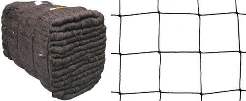 Pieloba Volierennetz Freilauf Hühnerauslauf schwarz Masche 10 cm 5 m x 5 m Stärke: 1,2 mm von Pieloba