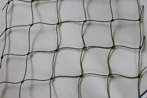 Pieloba Volierennetz - Tiergehege - Netz - Oliv - Masche 5 cm - Stärke: 1,2 mm - Größe: 4,00 m x 5 m von Pieloba