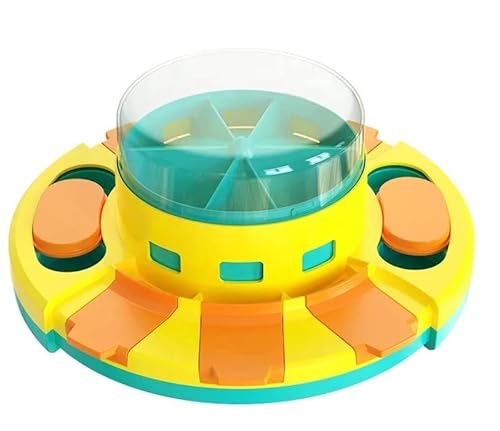 Treat Popper Slow Feeder Interaktiver Futterspender Puzzlespiel für Hunde Welpen Kaninchen Schweine Kleintiere von Piggy Poo and Crew