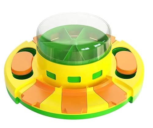 Treat Popper Slow Feeder Interaktiver Futterspender Puzzlespiel für Hunde Welpen Kaninchen Schweine Kleintiere von Piggy Poo and Crew