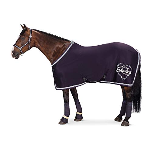 Eskadron Abschwitzdecke Jersey Heart Plum, atlanticblue oder darknavy, Größe (cm):XL (155cm), Farben ESK Classic HW 2018:Plum von Pikeur