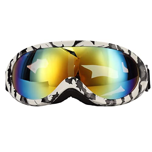 Hund Sonnenbrille Hundbrillenschutz Windschutz Staubschutz Nebelschutz Haustiergläser Auge Verschleißschutz mit einstellbarem Riemen für mittel- oder große Hund Zebra Rahmen (Zebra Frame) von Pilipane