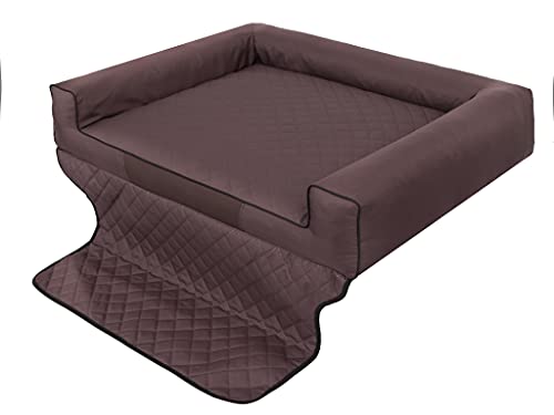 PillowPrim Hundebett, Hundebett, Hundesofa, Hundekissen, Ruhebereich, Hundematratze, Hundehütte, Hundeplatz, Hundekorb, Liegekissen, Autositzbezug 100x80 cm von PillowPrim