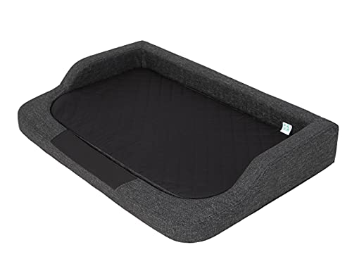 PillowPrim Hundebett Bett Hundeschlafplatz Hundeplatz Sofa Hundekissen Ruheplatz Hundematratze Hundekorb Hundehütte Doggybed Hundezubehör Hundesofa 120 x 80 cm von PillowPrim