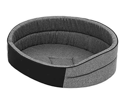 PillowPrim Hundebett Bett Hundezubehör Hundematratze Hundeschlafplatz Hundekorb Sofa Hundeplatz Hundekissen Sofa Doggybed Ruheplatz Hundehütte Hundehütte Hundesofa 42 x 30 cm von PillowPrim