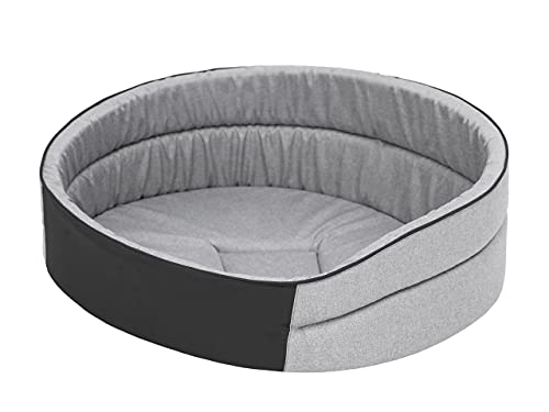 PillowPrim Hundebett Bett Hundezubehör Hundematratze Hundeschlafplatz Hundekorb Sofa Hundeplatz Hundekissen Sofa Doggybed Ruheplatz Hundehütte Hundehütte Hundesofa 42 x 30 cm von PillowPrim