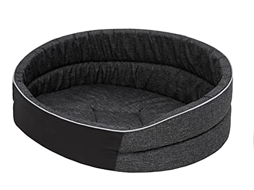 PillowPrim Hundebett Hundehütte Hundekissen Ruheplatz Hundematratze Hundesofa Hundeschlafplatz Doggybed Hundezubehör Hundeschlafplatz Sofa Hundekissen Hundeplatz Bett Hundekorb 70 x 55 cm von PillowPrim