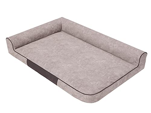 PillowPrim Hundebett Hundeschlafplatz Hundesofa Hundekissen Ruheplatz Hundematratze Hundehütte Hundeplatz Hundekorb Doggybed Hundezubehör Sofa Bett 100x66 cm von PillowPrim