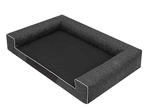 PillowPrim Hundebett Hundesofa Hundeschlafplatz Hundekissen Hundematratze Ruheplatz Hundeplatz Hundehütte Hundekorb Liegekissen 80x55 cm von PillowPrim