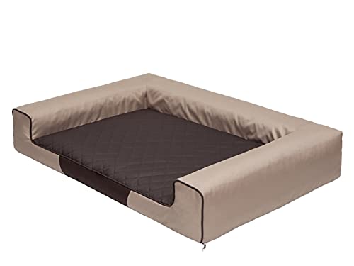 PillowPrim Hundebett Hundesofa Hundeschlafplatz Hundekissen Hundematratze Ruheplatz Hundeplatz Hundehütte Hundekorb Liegekissen 80x55 cm von PillowPrim