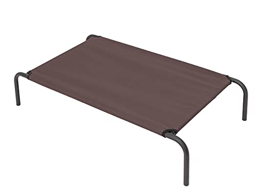 PillowPrim Hundebett Iron Metall Hundesofa Hundekissen Hundekorb Hundecouch Tierbett Weich Haustierbett L 80 x 42 cm Braun von PillowPrim