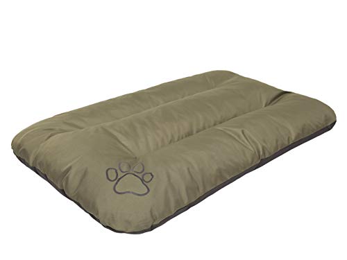 PillowPrim Hundematratze Hundesofa Liegen Hundekissen Sofa Matratze Hundekorb Bett Tierbett Weich Haustierbett Hundeliegen Kissen R3-115 x 80 cm Grün von PillowPrim