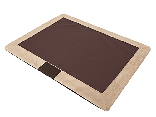 PillowPrim Hundematte Bett Hundekissen Hundehütte Matte Hundebett Kissen Kleine Hunde M - 70 x 50 cm Dunkelbraun Codura von PillowPrim