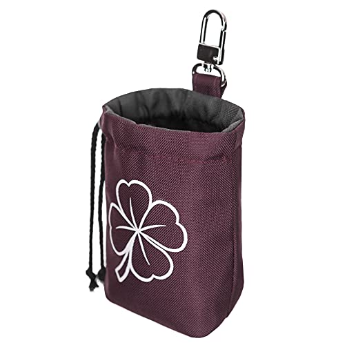 PillowPrim LEBENSMITTELTASCHE FÜR Hund Futterbeutel Für Hunde Tragbarer Imbissbeutel Futtertasche Leckerlitasche Snack Bag Lernen für den Hund 12 x 8 x 5 cm von PillowPrim