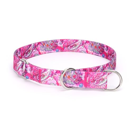 Pimaodog Martingale Hundehalsband, kein Ziehen, Trainingshalsband mit Blumen, mehrfarbig, niedliches Muster, hochwertiges rutschfestes Halsband mit verschiebbarem Stop-Ring, geeignet für kleine Pimaodog Martingale Hundehalsband, kein Ziehen, Trainingshalsband mit Blumen, mehrfarbig, niedliches Muster, hochwertiges rutschfestes Halsband mit verschiebbarem Stop-Ring, geeignet für kleine von Pimaodog