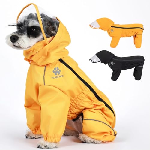 PINA Hunde-Regenmantel, wasserdichte Hunde-Regenjacke von Pina