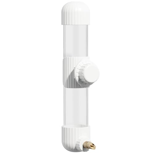 Kein Mess -Vogel -Feeder für Käfig, Vogelwasserspender, 280 ml automatischer Wasserer mit Federventil, klarer Sittichwasserspender für Käfig Kein Mess -Vogel -Feeder für Käfig, Vogelwasserspender, 280 ml automatischer Wasserer mit Federventil, klarer Sittichwasserspender für Käfig von Pineeseatile
