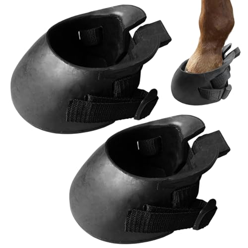 Pineeseatile Hufstiefel, 1 Paar Pferd Hufstiefel für Pferde, Gummischutz für die Wundbewirtschaftung, Laminitis, Abszess, Pferdekleidung, M. Pineeseatile Hufstiefel, 1 Paar Pferd Hufstiefel für Pferde, Gummischutz für die Wundbewirtschaftung, Laminitis, Abszess, Pferdekleidung, M. von Pineeseatile