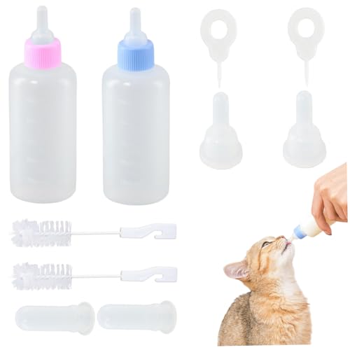 Pineeseatile Kätzchenflasche Fütterungskit, kleine Kätzchenflasche mit Reinigungsbürste und Ersatznippeln für Neugeborene Haustiere Welpen Kaninchen kleine Tiere Pineeseatile Kätzchenflasche Fütterungskit, kleine Kätzchenflasche mit Reinigungsbürste und Ersatznippeln für Neugeborene Haustiere Welpen Kaninchen kleine Tiere von Pineeseatile