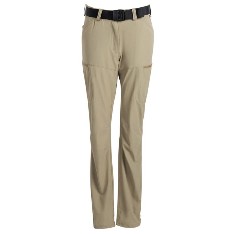 Pinewood® Damenhose Naturesafe Hiking Trousers W's light khaki, Gr. 34 von Pinewood