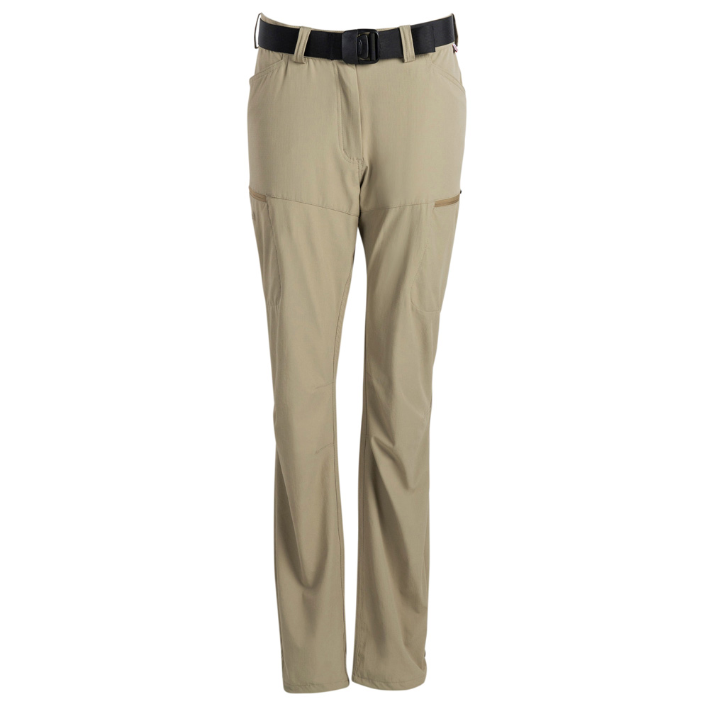 Pinewood® Damenhose Naturesafe Hiking Trousers W's light khaki, Gr. 38 von Pinewood