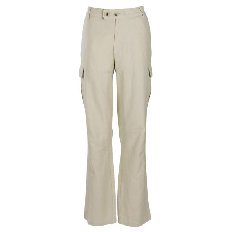 Pinewood® Damenhose Värnamo Naturesafe Linen Trousers W's linen beige, Gr. 36 von Pinewood