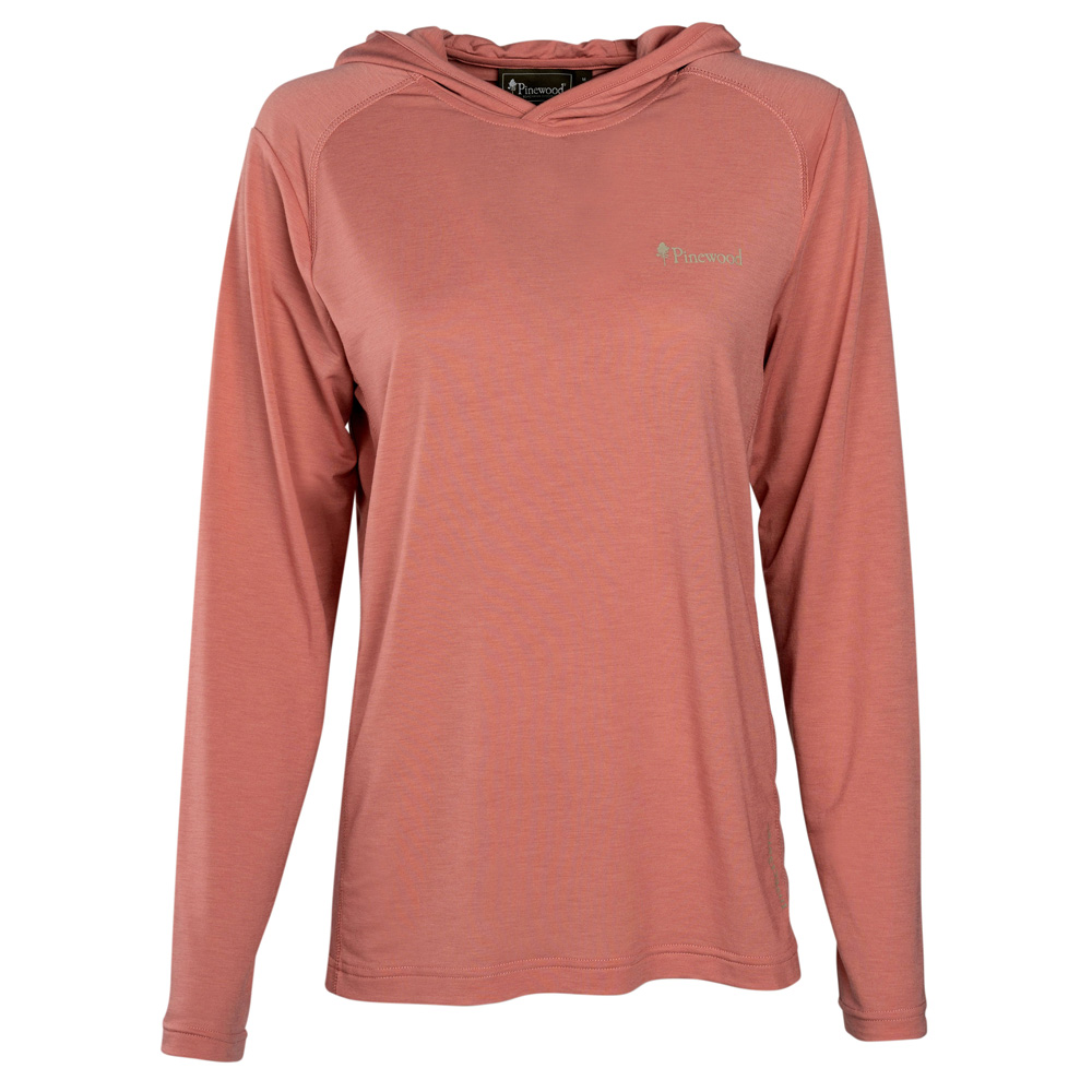 Pinewood® Pullover Naturesafe Function L/S T-Shirt W's brick pink, Gr. M von Pinewood