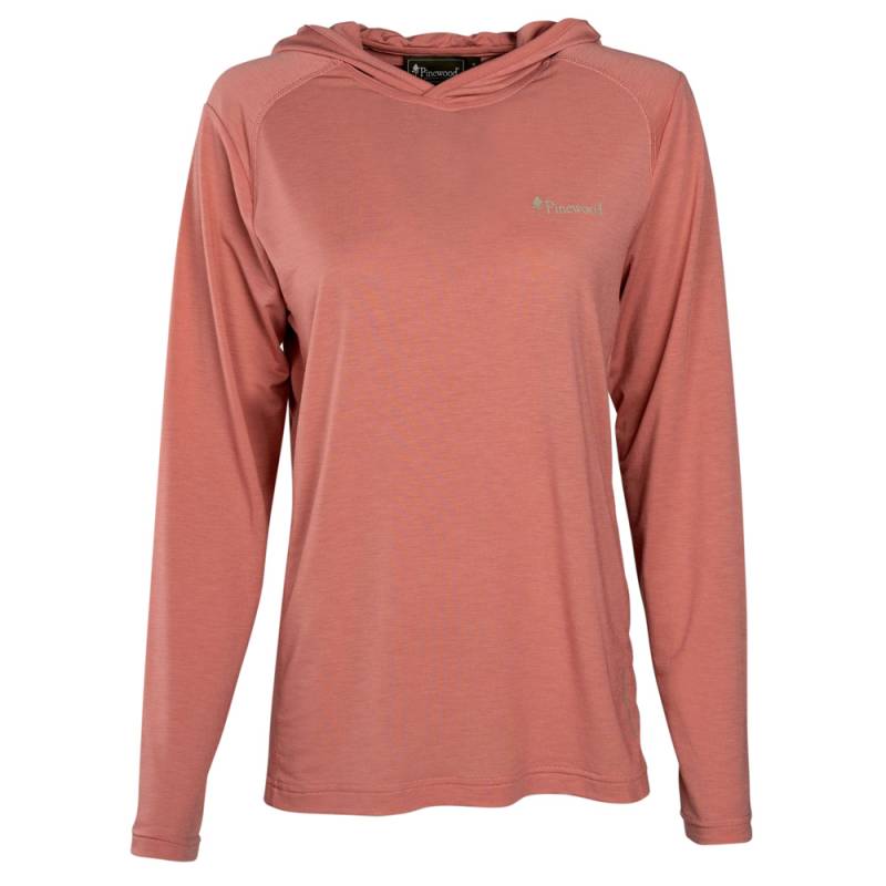 Pinewood® Pullover Naturesafe Function L/S T-Shirt W's brick pink, Gr. S von Pinewood