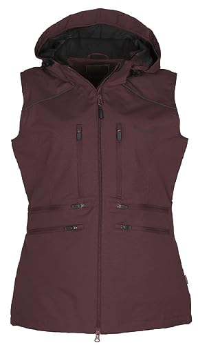 Pinewood 3180 Dog Sports Windblocker Damen Weste Earth Plum (815) M von Pinewood