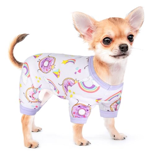 Hunde-Pyjama, Hunde-Pyjama, Sommer-Hundekleidung für kleine Hunde, Jungen, Mädchen, Welpen, Kleidung für kleine Hunde, Mädchen, Chihuahua, Kleidung, Teetasse, Katzenbekleidung, Haustierkleidung, von PinkTie