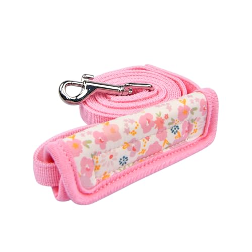 Pinkaholic New York Amabel Hundeleine mit Blumenmuster für kleine Hunde, Rosa, Größe M von Pinkaholic New York