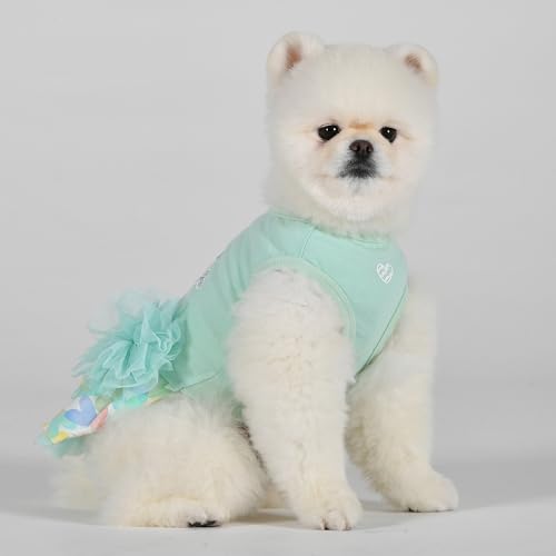 Pinkaholic New York Diana Hundekleid für Frühjahr/Sommer, trendig, modisch, niedlich, Minzgrün, Größe S von PINKAHOLIC