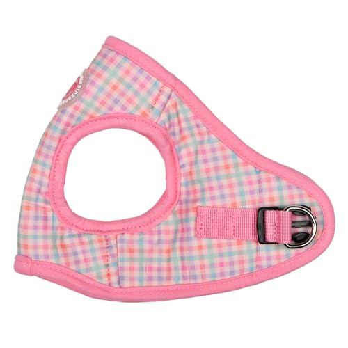 Pinkaholic New York Erasmus Vest Hundegeschirr (Step-in) Modisch Niedlich Frühling Sommer Geschirr für kleine Hunde, Rosa, Größe M von PINKAHOLIC