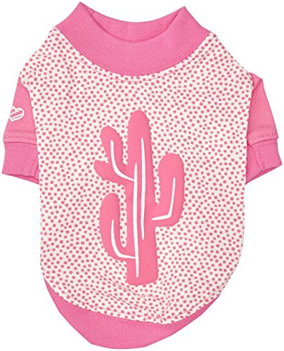 Pinkaholic New York NAQA-TS7204 Hunde T-Shirt, Saguaro, Small, pink von PINKAHOLIC