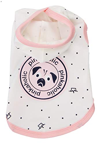 Pinkaholic New York NARA-TS7307 Hunde Bekleidung Royal Pug, M, eierschalenfarben von PINKAHOLIC